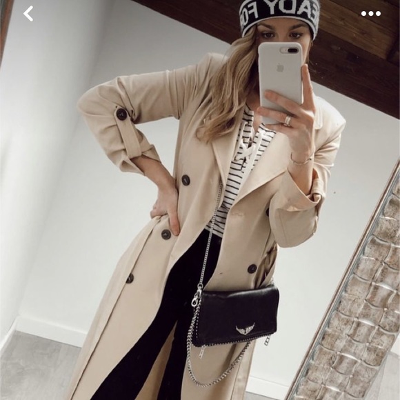 Women Lapel Long Sleeve Overcoat Outwear Casual Winter Warm Trench Coat trench - Picture 1 of 5